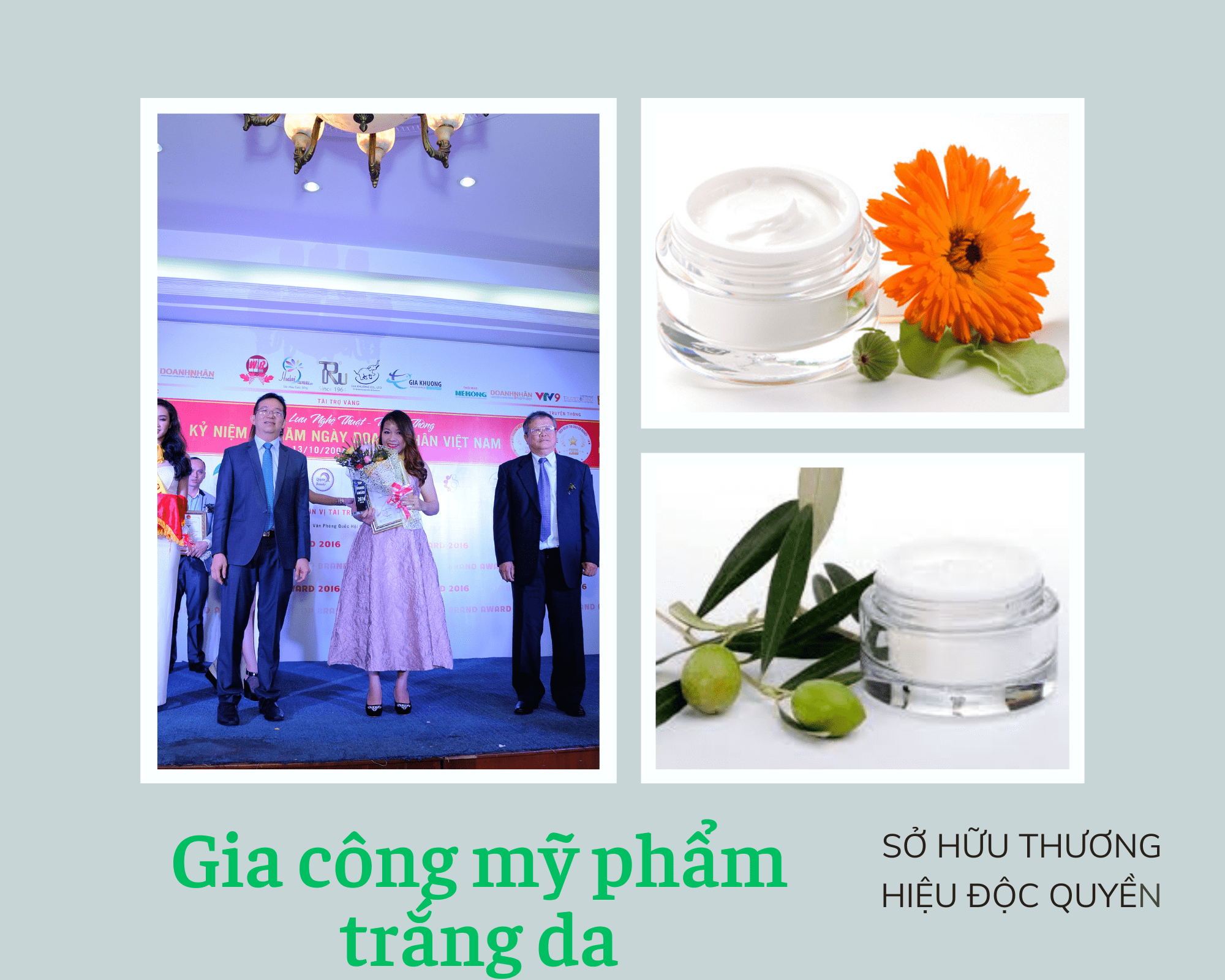 Gia công mỹ phẩm trắng da