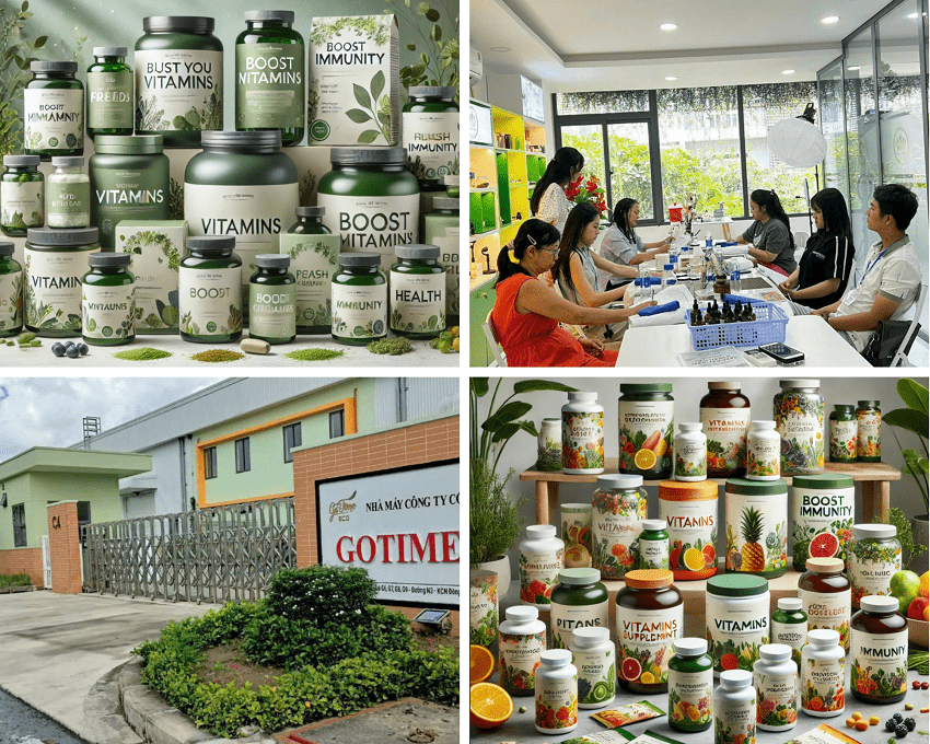Nhà máy gia công thực phẩm bổ sung