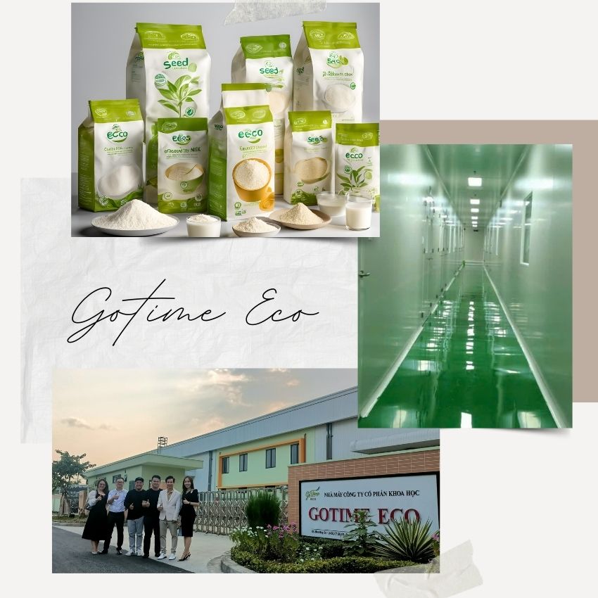 Gia công sữa bột từ hạt quy trình khép kín